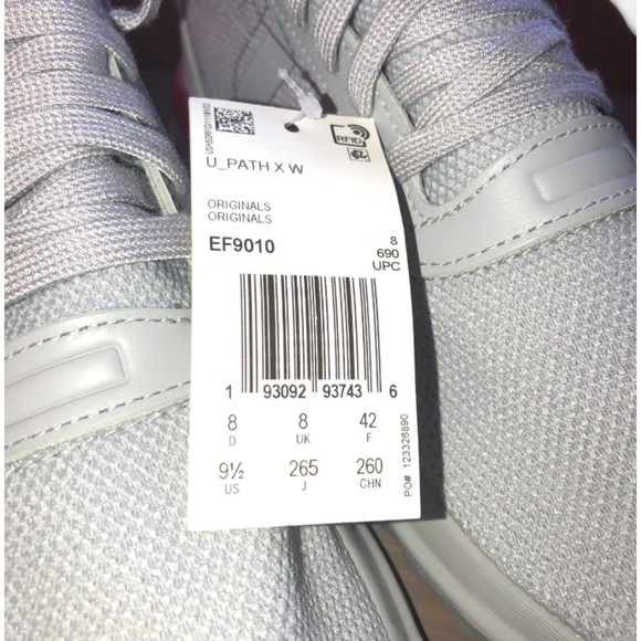 adidas originals Womens U Path X 'Grey Shock Red' EF9010 Running Shoes 9.5 NWT - Picture 10 of 12
